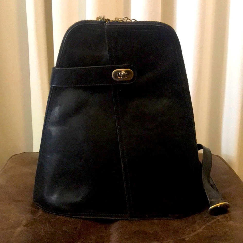Black leather Purse